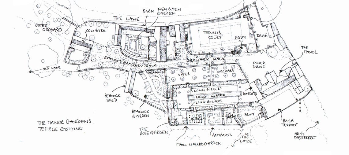 View the floorplan of Temple Guiting Weddings