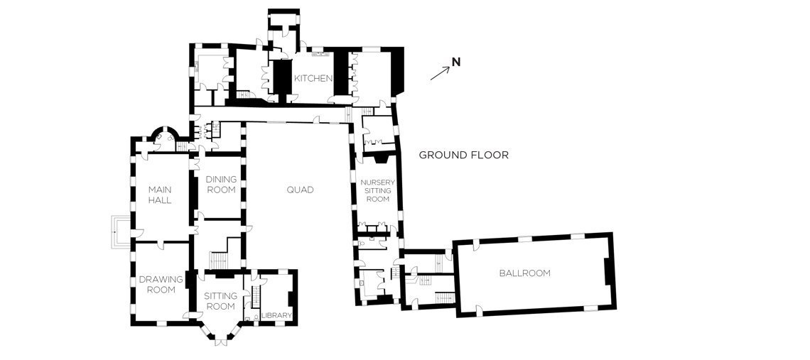View the floorplan of Cornwell Manor Weddings