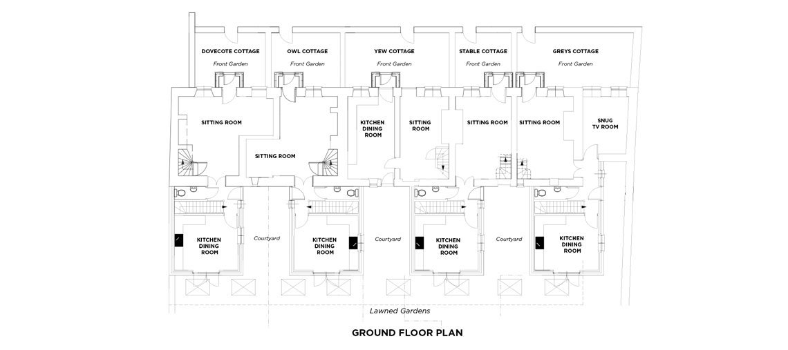 View the floorplan of Dovecote Cottage Southrop